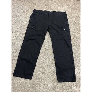 NWOT Carhartt Relaxed Straight Ripstop Double Knee Cargo Work Pants 44x32 Black